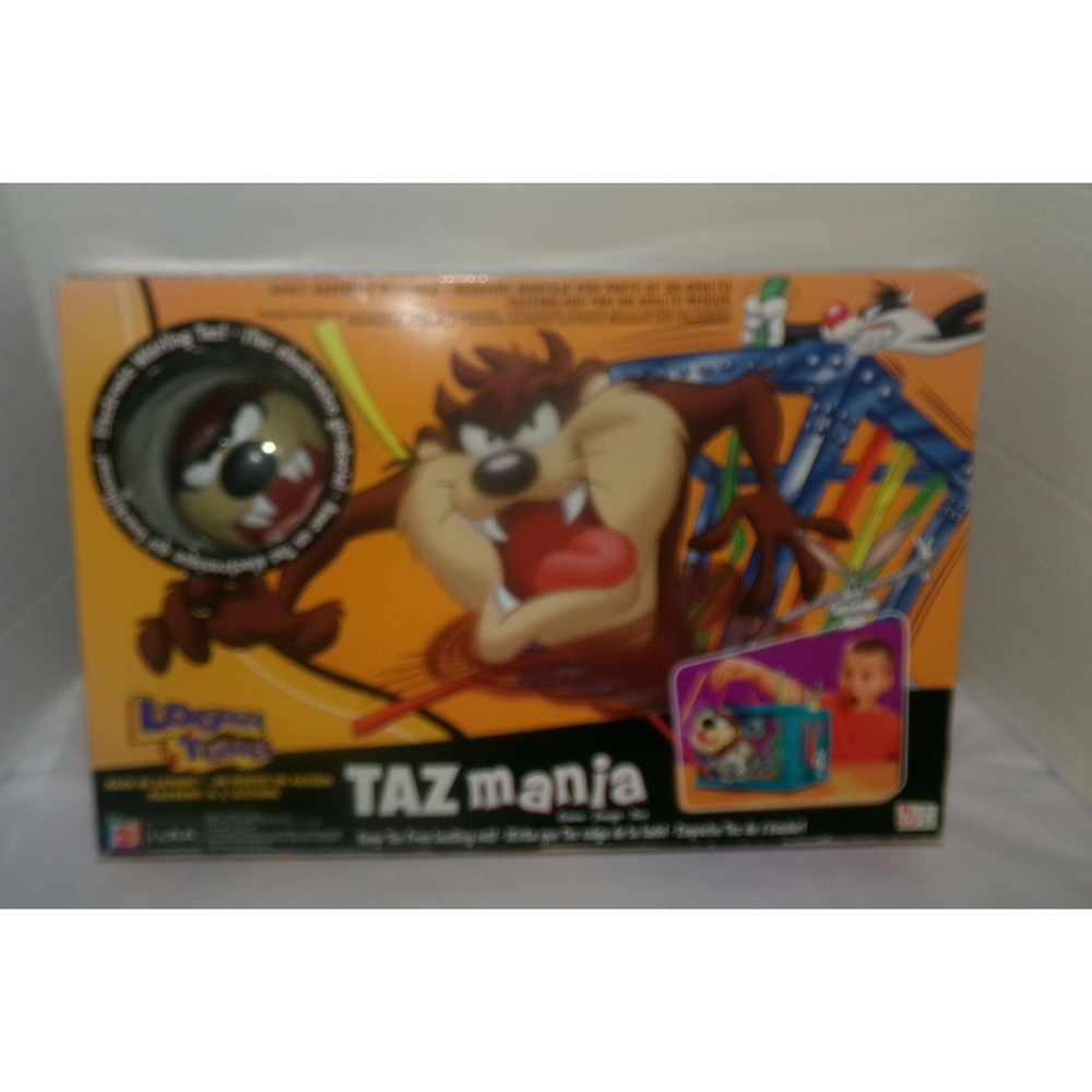 Looney Tunes Taz Mania Electronic Whirling Taz Game 2004 Mattel B6313 Vintage